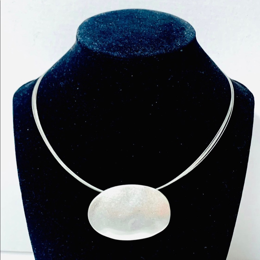 Antique Premier Designs Modernist Wire Necklace